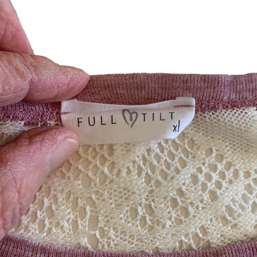 Full Tilt 3/4 Sleeve Top • Juniors XL - Picture 4 of 7